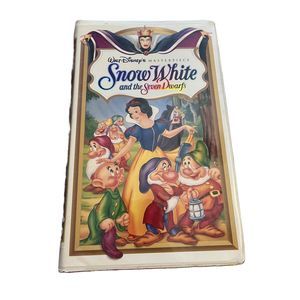 Walt Disney Home Video VHS Vintage Masterpiece Snow White And The Seven Dwarfs